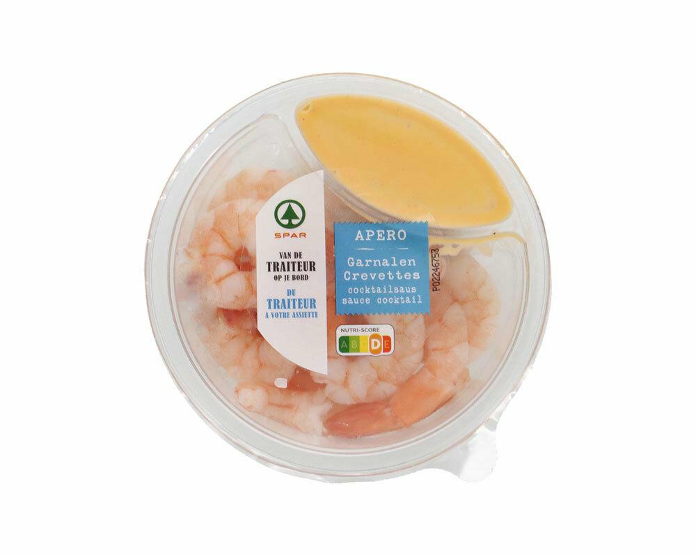 Crevettes (ASC) à la sauce cocktail (100 g)