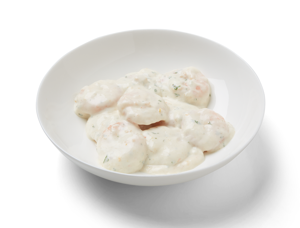 Scampis à l'ail et aux tomates