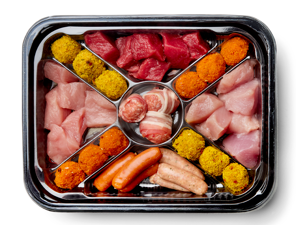 Plateau fondue de luxe (3 à 4 personnes)