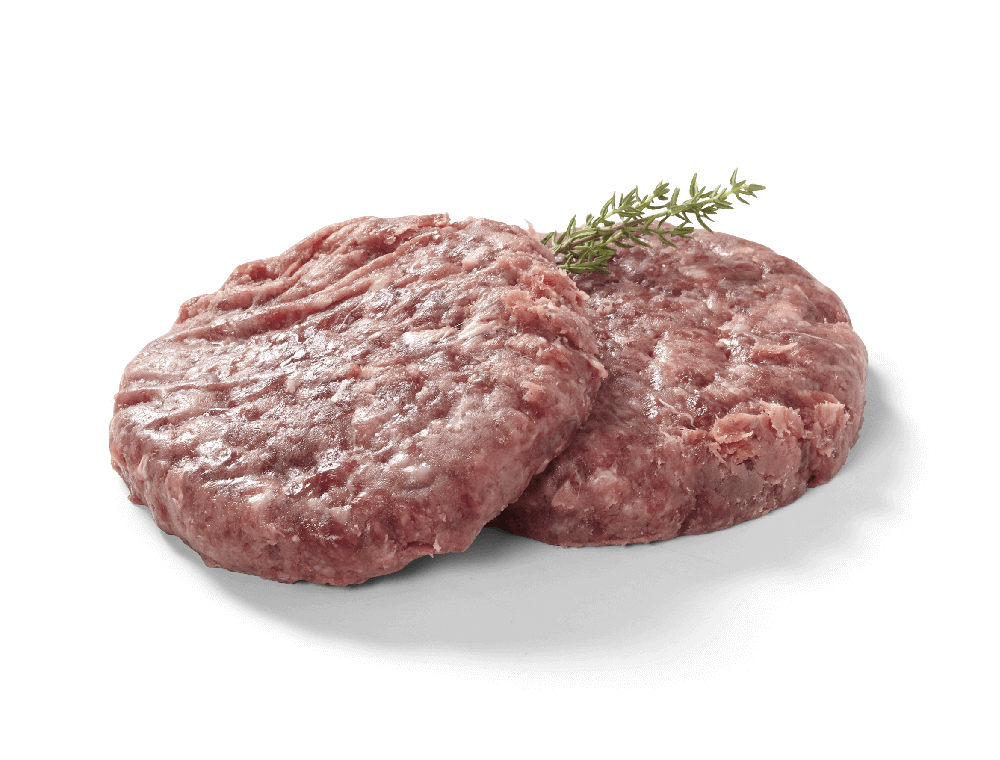 Burgers de bœuf angus (2 x ± 125 g)