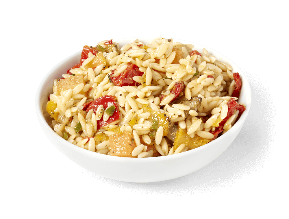 Pâtes risoni aux légumes grillés