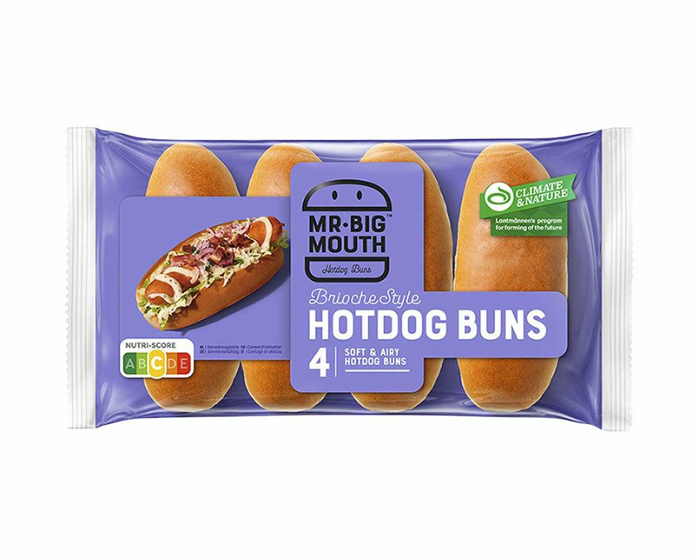 Mr Big Mouth Hotdog Bun (4 pièces)