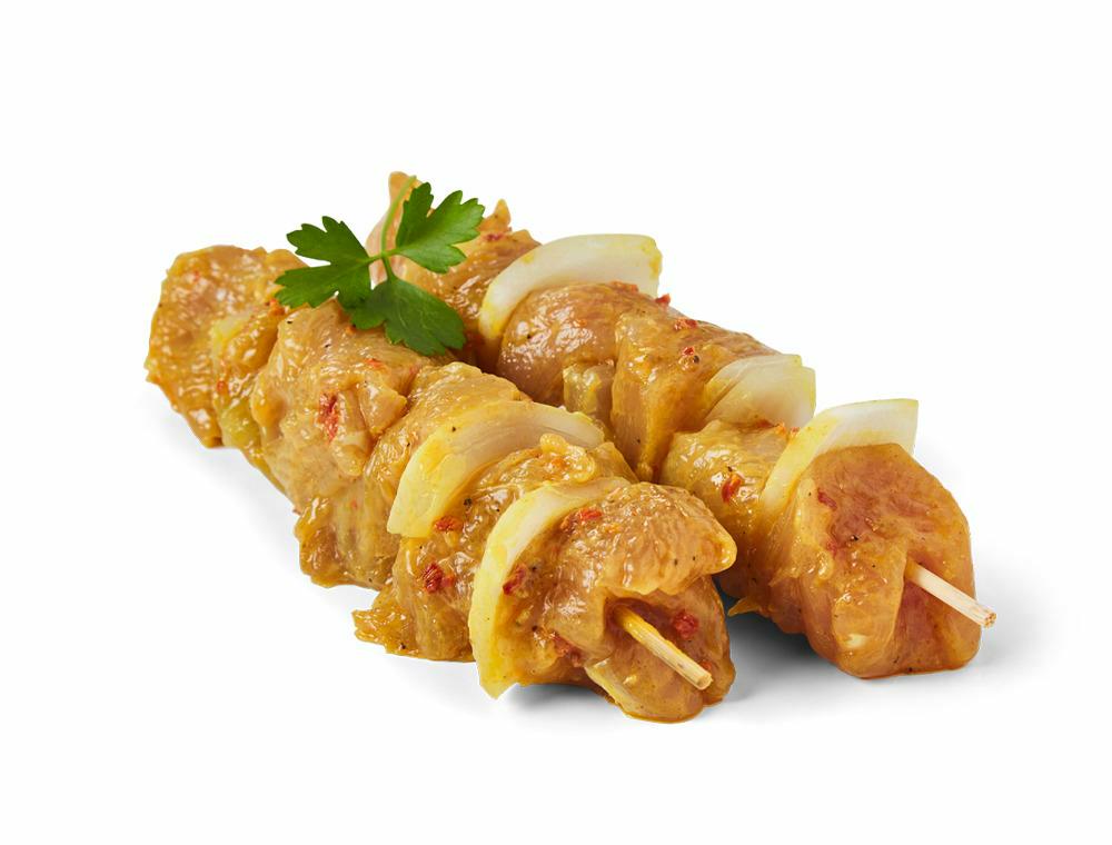 Brochettes de dinde marinées (3 x ± 160 g)