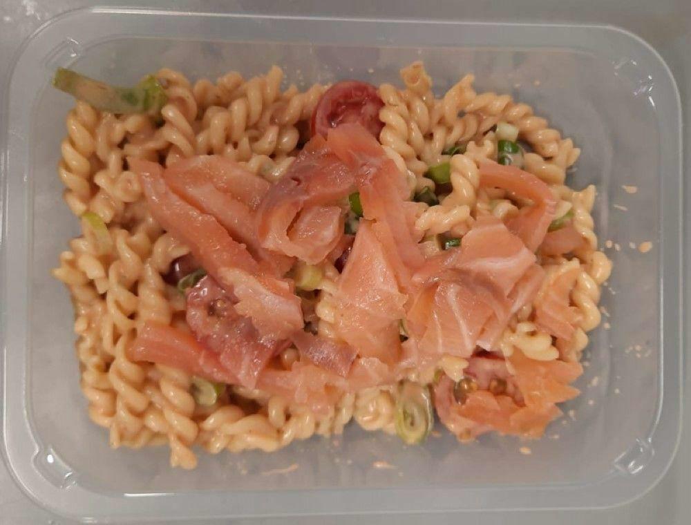 Pâtes au saumon et à la tomate