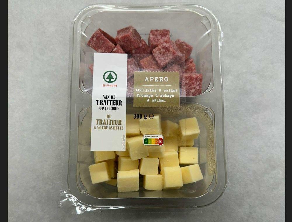 Duopack dés de salami et fromage d'abbaye (300 g)