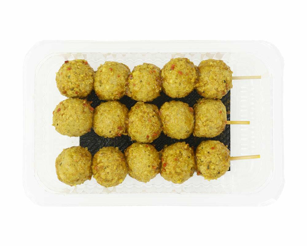 Brochette de boulettes Bombay