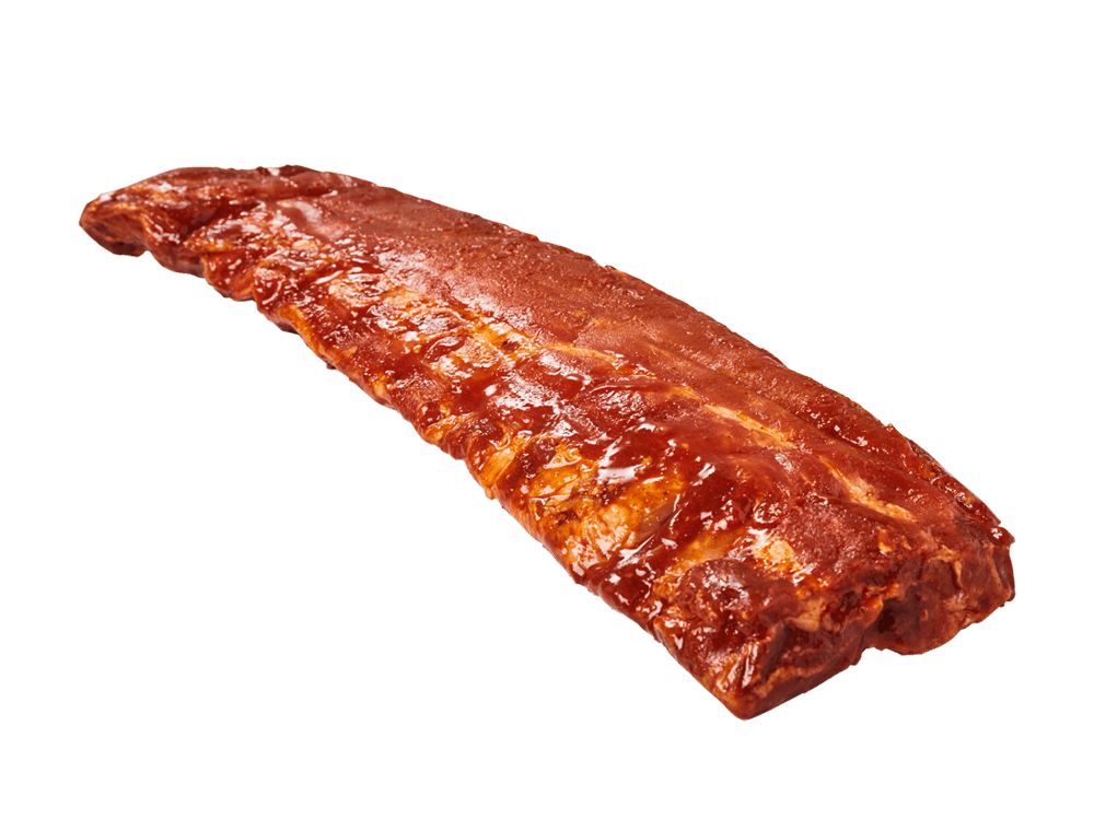 Spare-ribs marinés au miel précuites (± 500 g)