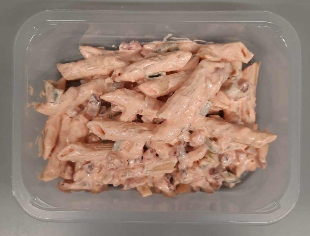 Penne crispy bacon
