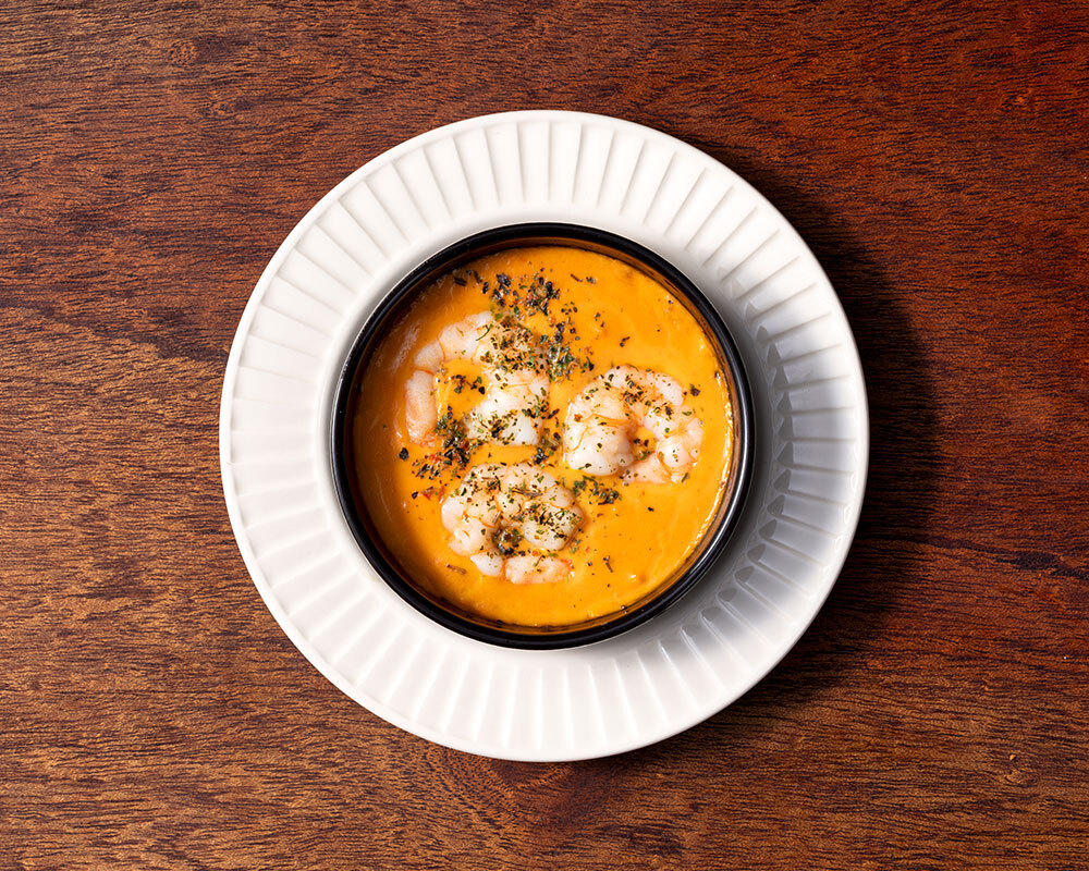 Cassolette de scampis à la diable