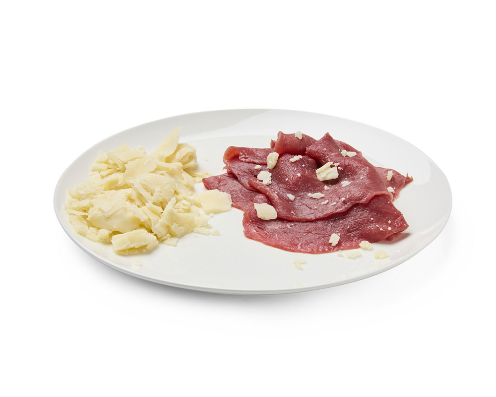 Carpaccio de bœuf (2 personnes, ± 220 g)