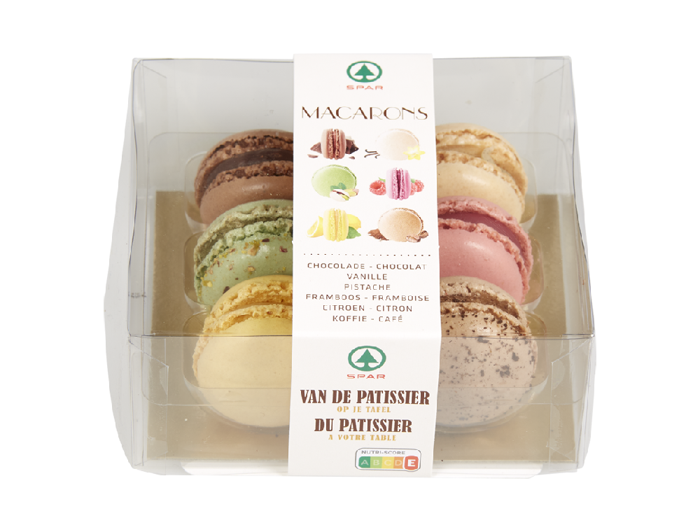 Macarons sucrés (6 pièces)