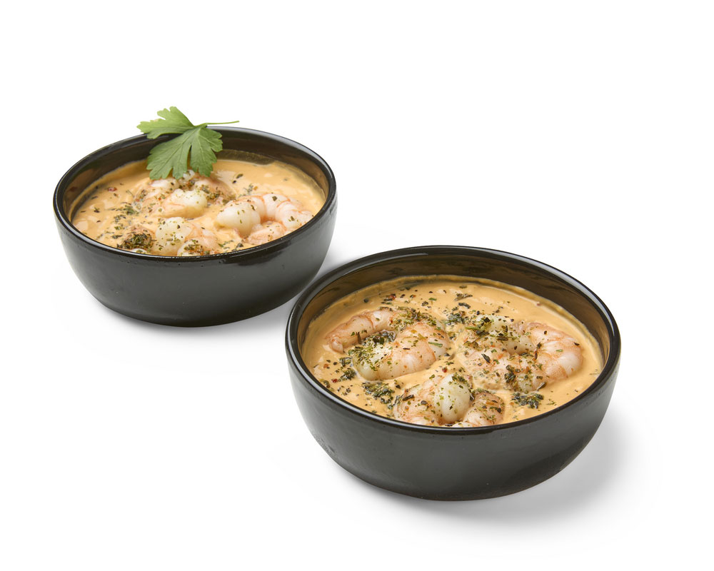 Cassolettes de scampis poêlés à la diable (2 pièces)